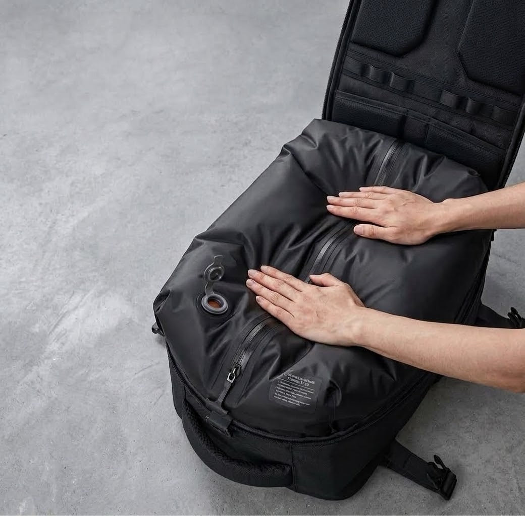 Sac à dos RAVEN – rangement des vêtements